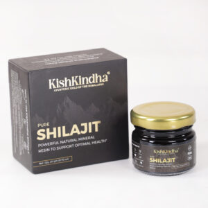 KishKindha Pure Himalayan Shilajit Resin | 100% Natural & Authentic | Ayurvedic Gold for Energy, Strength, Stamina & Immunity | Premium Fulvic Mineral Resin – 20g Glass Jar