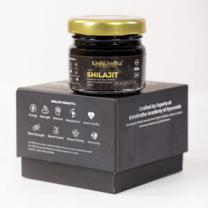 KishKindha Pure Himalayan Shilajit Resin | 100% Natural & Authentic | Ayurvedic Gold for Energy, Strength, Stamina & Immunity | Premium Fulvic Mineral Resin – 20g Glass Jar