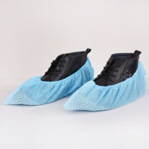 Dr. America® Anti-Skid Disposable Shoe Cover | 100 Pcs | Medical Grade | Non-Woven | Blue | Universal Size | Slip Resistant for Hospital, Laboratory, Cleanroom, Industry & Home Use (Blue)