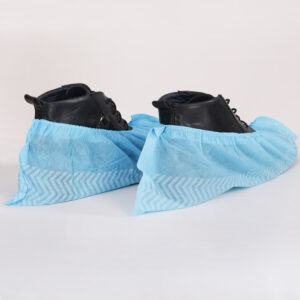 Dr. America® Anti-Skid Disposable Shoe Cover | 100 Pcs | Medical Grade | Non-Woven | Blue | Universal Size | Slip Resistant for Hospital, Laboratory, Cleanroom, Industry & Home Use (Blue)