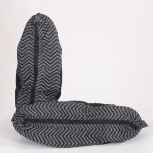 Dr. America® Anti-Skid Disposable Shoe Cover | 100 Pcs | Medical Grade | Non-Woven | Black | Universal Size | Slip Resistant for Hospital, Laboratory, Cleanroom, Industry & Home Use (Black)